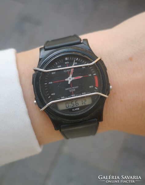 Casio AQW-5-1EV Ana-Digi retro karóra - Tiktakwatch garanciával