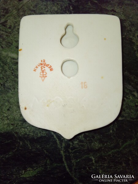 Sárkányölő Szent György - orosz Dimitrovszkij Verbilki porcelán falidísz