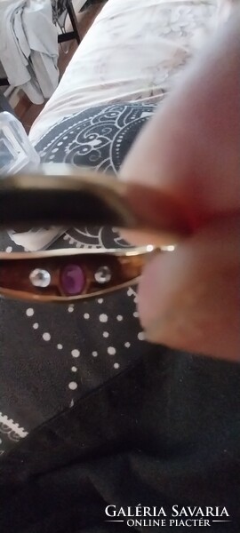 VALODI DIAMOND & RUBY  GYURU 14Ct!