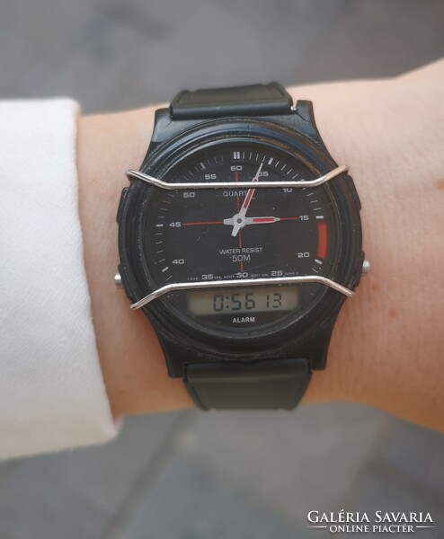 Casio AQW-5-1EV Ana-Digi retro karóra - Tiktakwatch garanciával