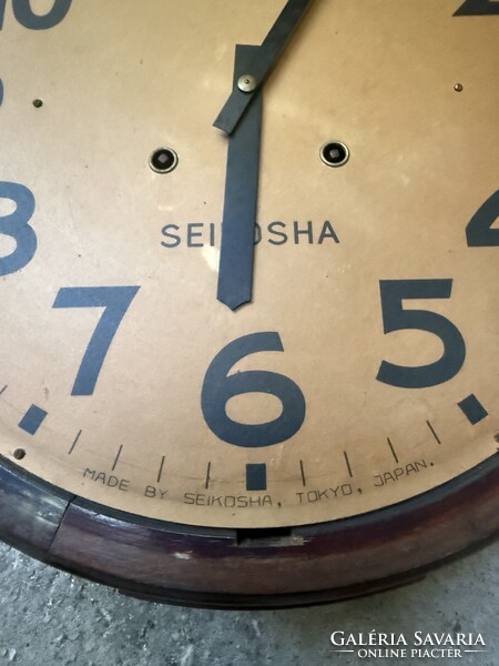 Ritka Antik Seikosha (Seiko) Japán Falióra 1930-as évek
