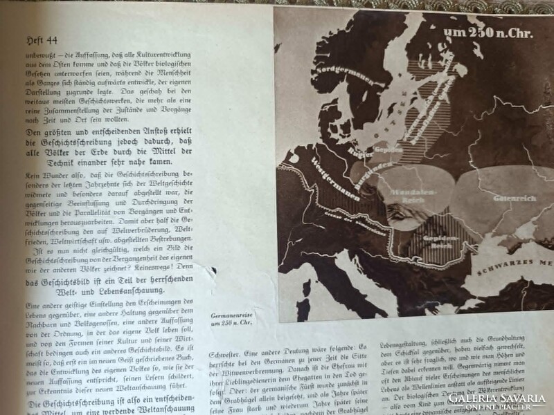 Ritka 1934-es német magazin Beyers für Alle NSDAP Történelmi és divatmagazin