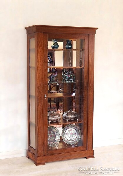 Biedermeier klasszikus vitrin  [D-06] Bútorgyártás mesterfokon!