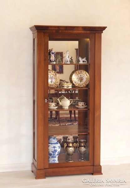 Biedermeier klasszikus vitrin  [D-06] Bútorgyártás mesterfokon!