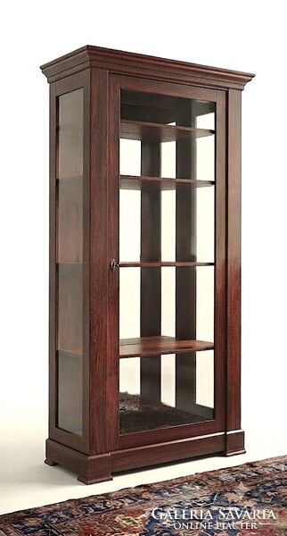 Biedermeier klasszikus vitrin  [D-06] Bútorgyártás mesterfokon!