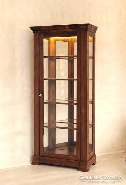 Biedermeier klasszikus vitrin  [D-06] Bútorgyártás mesterfokon!