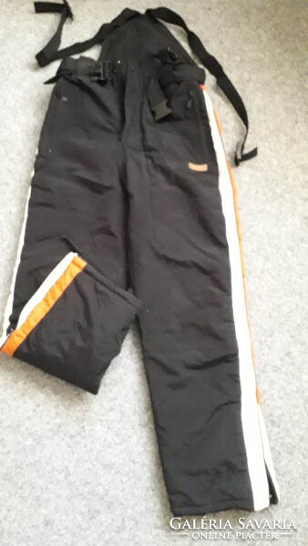 Nature black buckle zipper pocket ski pants overalls m. Brand new.