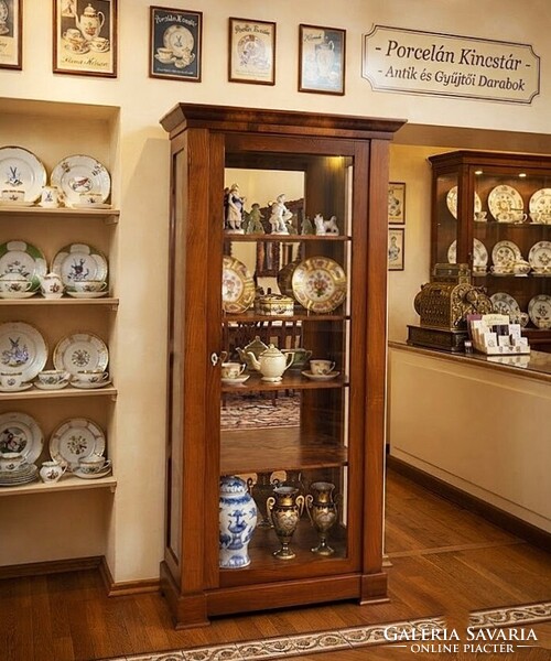 Biedermeier klasszikus vitrin  [D-06] Bútorgyártás mesterfokon!