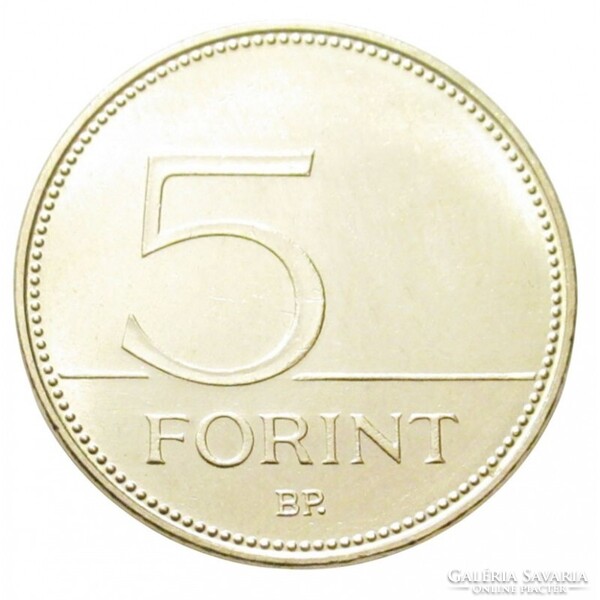 Magyarország,5 forint 2021 - 75 éves a forint - I betű aUNC+ nikkel
