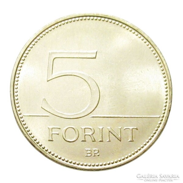 Magyarország,5 forint 2021 - 75 éves a forint - O betű aUNC+ nikkel