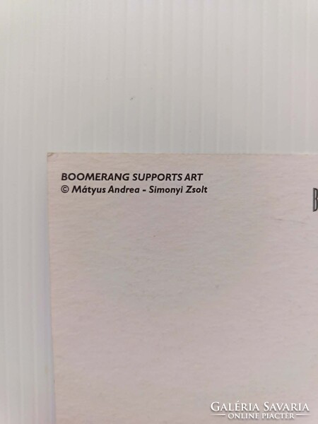 Mátyus Andrea – Simonyi Zsolt: Boomerang Free Card – Alagút fotó / MINT