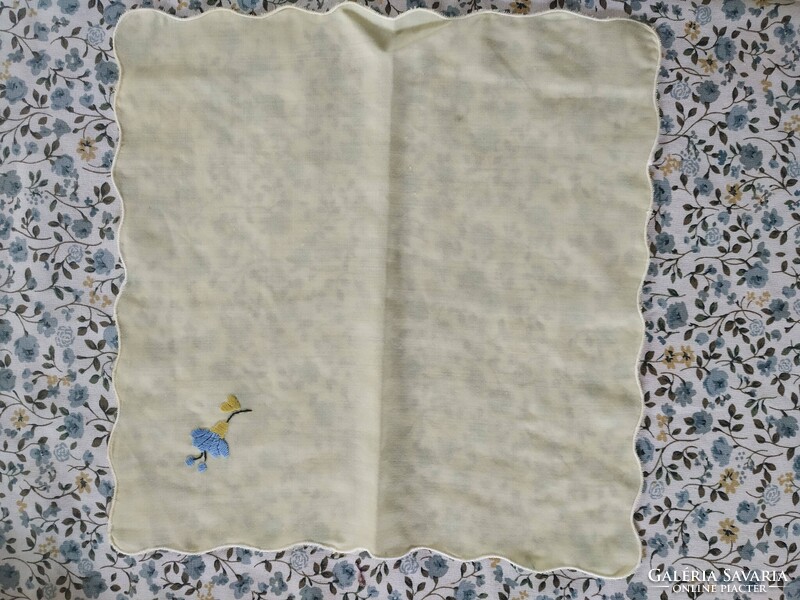 Embroidered batiste handkerchief