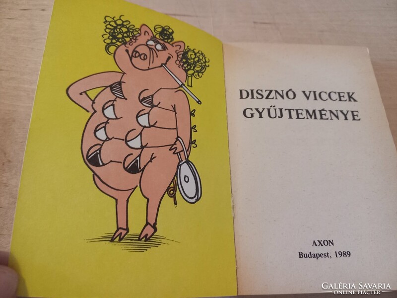 Föld S. Péter Disznó viccek gyűjteménye 1989 Rajzolta: Krenner István