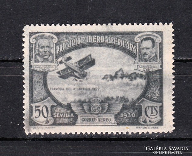 1930 Spanyolország Légiposta 50 Postatiszta Bélyeg