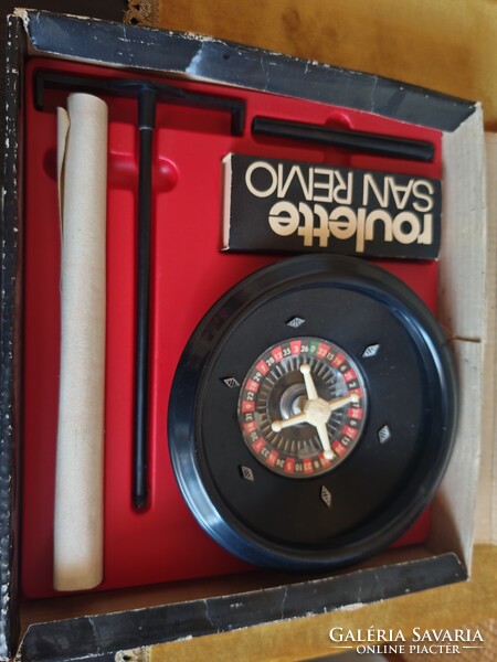 Ritka Retro Roulette San Remo társasjáték A327