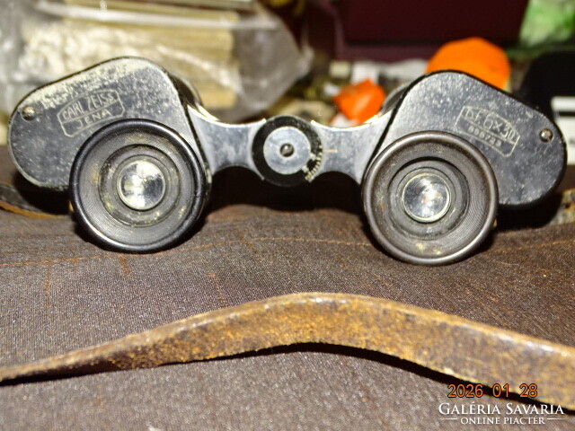 ZEISS 2. VH. VILÁGHÁBORÚS 1940 KÖRÜLI TÁVCSŐ LÁTCSŐ DF.6X30