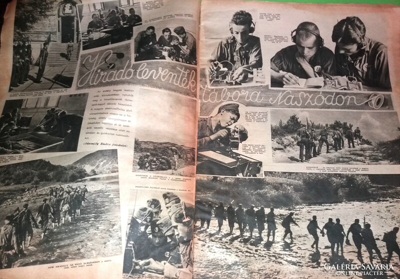 Antik 1943. augusztus 18 MAGYAR FUTÁR ( Rajniss ) II. VH képes hetilap A / 3 méret a képek szerint