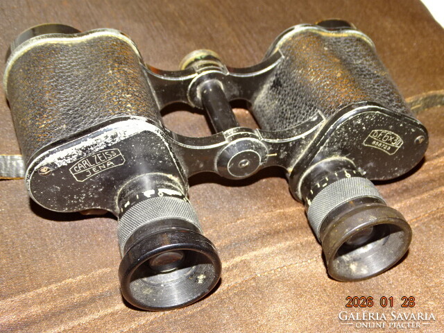 ZEISS 2. VH. VILÁGHÁBORÚS 1940 KÖRÜLI TÁVCSŐ LÁTCSŐ DF.6X30