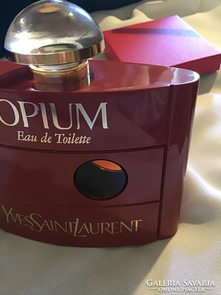 Ritka Vintage Yves Saint Laurent Opium EDT 120 ml (lakk dobozos kiadás, 1986. május 10.)