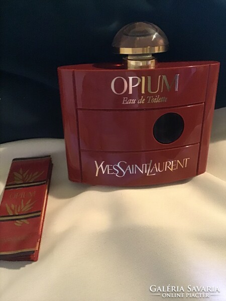 Ritka Vintage Yves Saint Laurent Opium EDT 120 ml (lakk dobozos kiadás, 1986. május 10.)