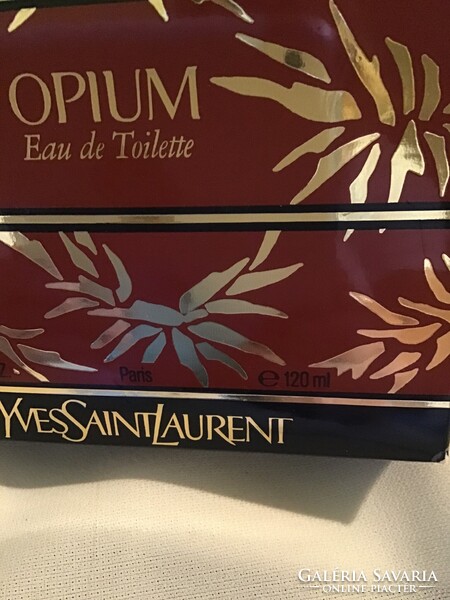 Ritka Vintage Yves Saint Laurent Opium EDT 120 ml (lakk dobozos kiadás, 1986. május 10.)