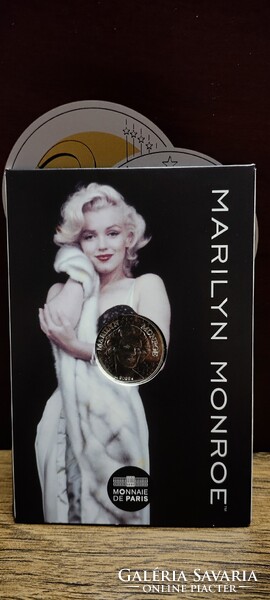 Marilyn Monroe ezüst emlékérme 2026 Franciaország 10 Euro 2026 Ag