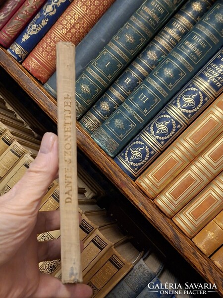 RRR!!!  BIBLIOFIL DANTE SZONETTJEI 1943  SZÖLLŐSSY KIADÓ--extrém ritka!