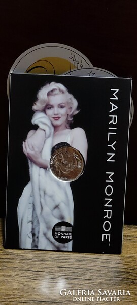 Marilyn Monroe ezüst emlékérme 2026 Franciaország 10 Euro 2026 Ag