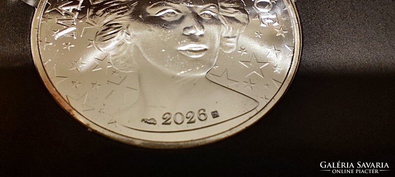 Marilyn Monroe ezüst emlékérme 2026 Franciaország 10 Euro 2026 Ag