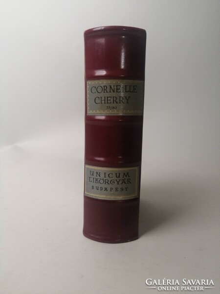 UNICUM LIKŐRGYÁR BUDAPEST CORNEILLE CHERRY - KERÁMIA BUTELLA