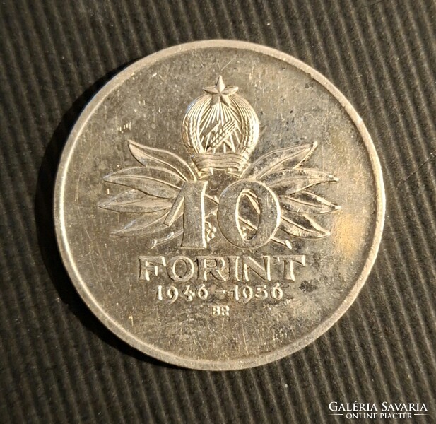 Ezüst 10Forint, 1956-os! Képeken jól látható állapotban!