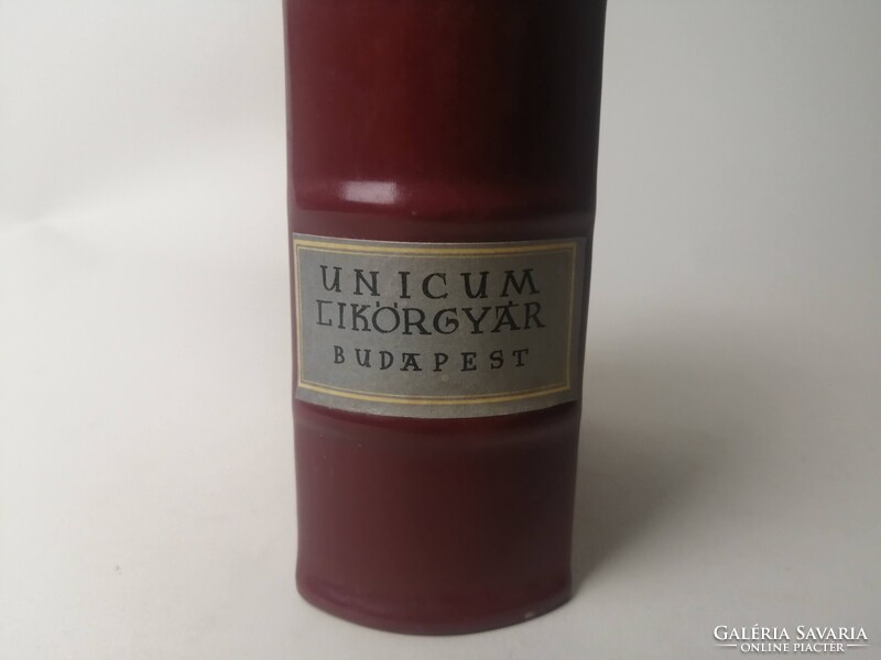 UNICUM LIKŐRGYÁR BUDAPEST CORNEILLE CHERRY - KERÁMIA BUTELLA