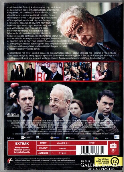 Viva la libertá - Éljen a szabadság! (2013) DVD fsz: Toni Servillo