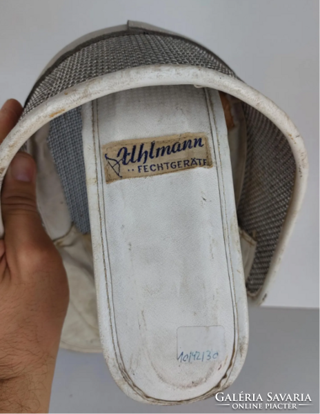 Uhlmann vivokard sisak, retro sport disztargy