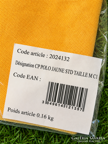 CHAMPAGNE CLUB - Veuve Clicquot Polo Classic T-Shirt – Clicquot sárga, hímzett, M méret, új