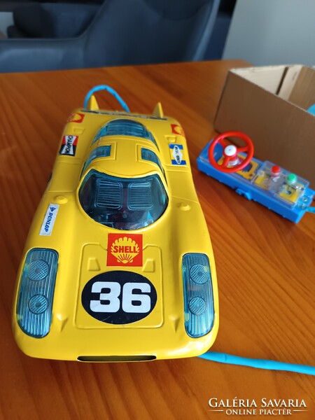 Ritka Vintage Bandai Porsche 917 távirányítós autó – Eredeti dobozában, Működőképes