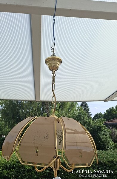Szarvasi csillár csiszolt úveges