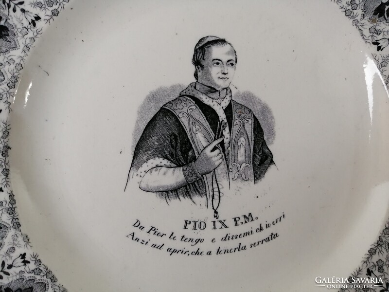 IX. PIUS PÁPA - ANGOL DÍSZTÁNYÉR 1850 KÖRÜLI
