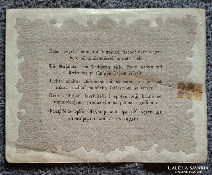 1848 Kossuth 10 Forint.  Képeken látható állapotban!