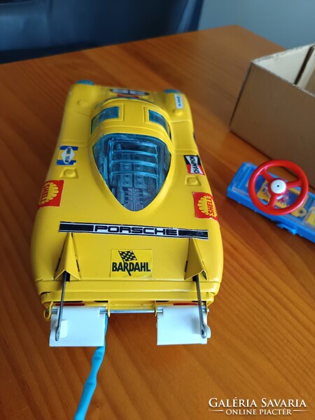 Ritka Vintage Bandai Porsche 917 távirányítós autó – Eredeti dobozában, Működőképes