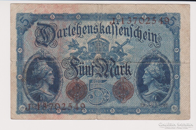 Német Birodalom 5 márka 1914  F     /B2/
