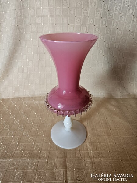 Biedermeier üveg váza