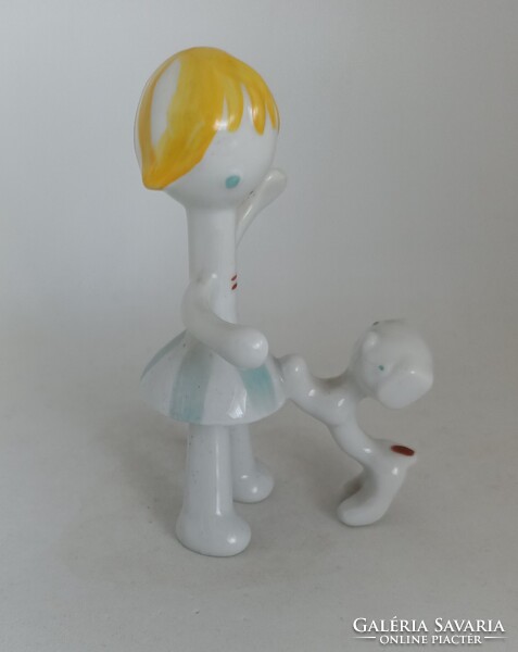 Hollóházi porcelán Kati és Pamacs!