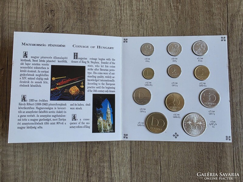 Magyar 1993.évi forgalmi sor dísztokos UNC