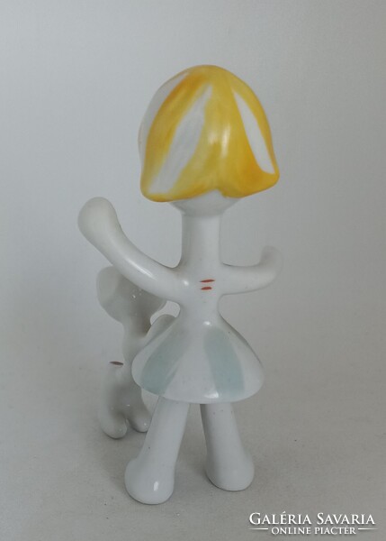 Hollóházi porcelán Kati és Pamacs!