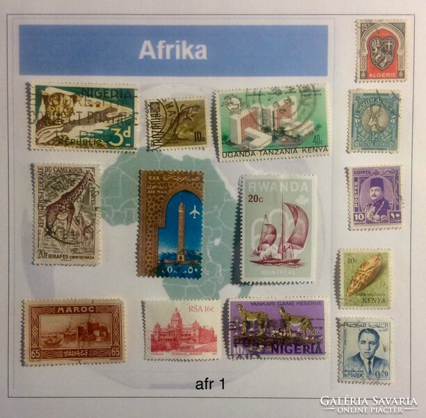 Afrika  bélyegzett válogatãs ( afr 1)