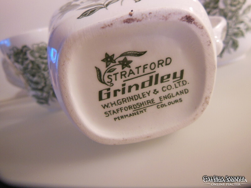 GRINDLEY - 9 db - 1970 - es - KÁVÉSKÉSZLET - PORCELÁN - 1,25 liter - ANGOL - EBAY ÁR 1 KANNA 50 euro