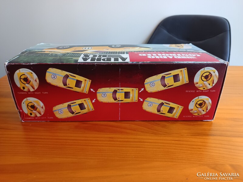 Ritkaság! Vintage LaTrax Alpha RCX RC autó (1977) – Működőképes, gyári dobozában