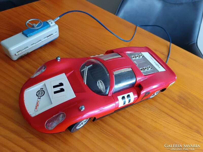 GAMA Porsche Carrera 10 távirányítós autó (1970s, W. Germany) – Működik!