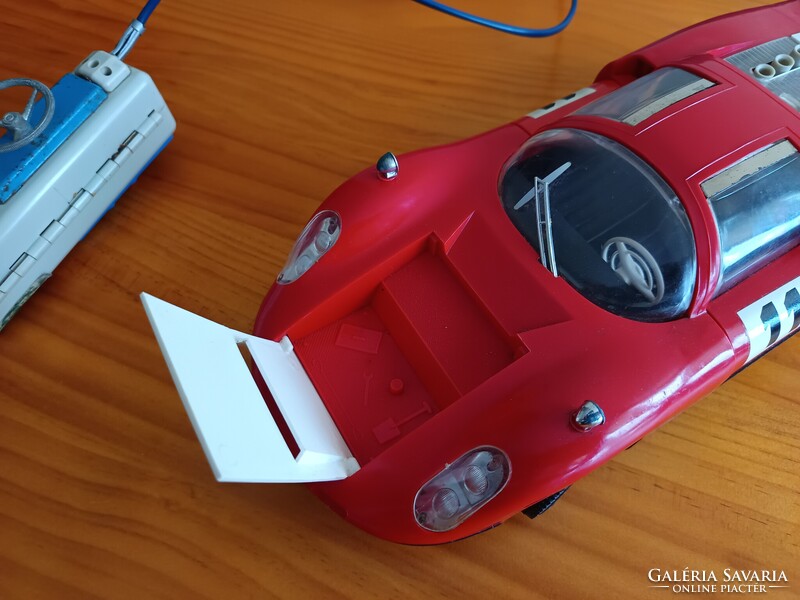 GAMA Porsche Carrera 10 távirányítós autó (1970s, W. Germany) – Működik!